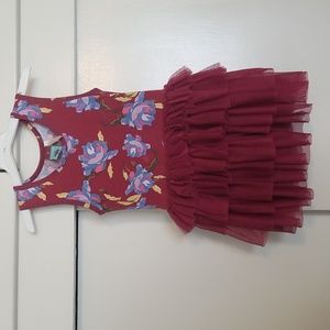 Size 4 MJ Burgundy Tulle Dress